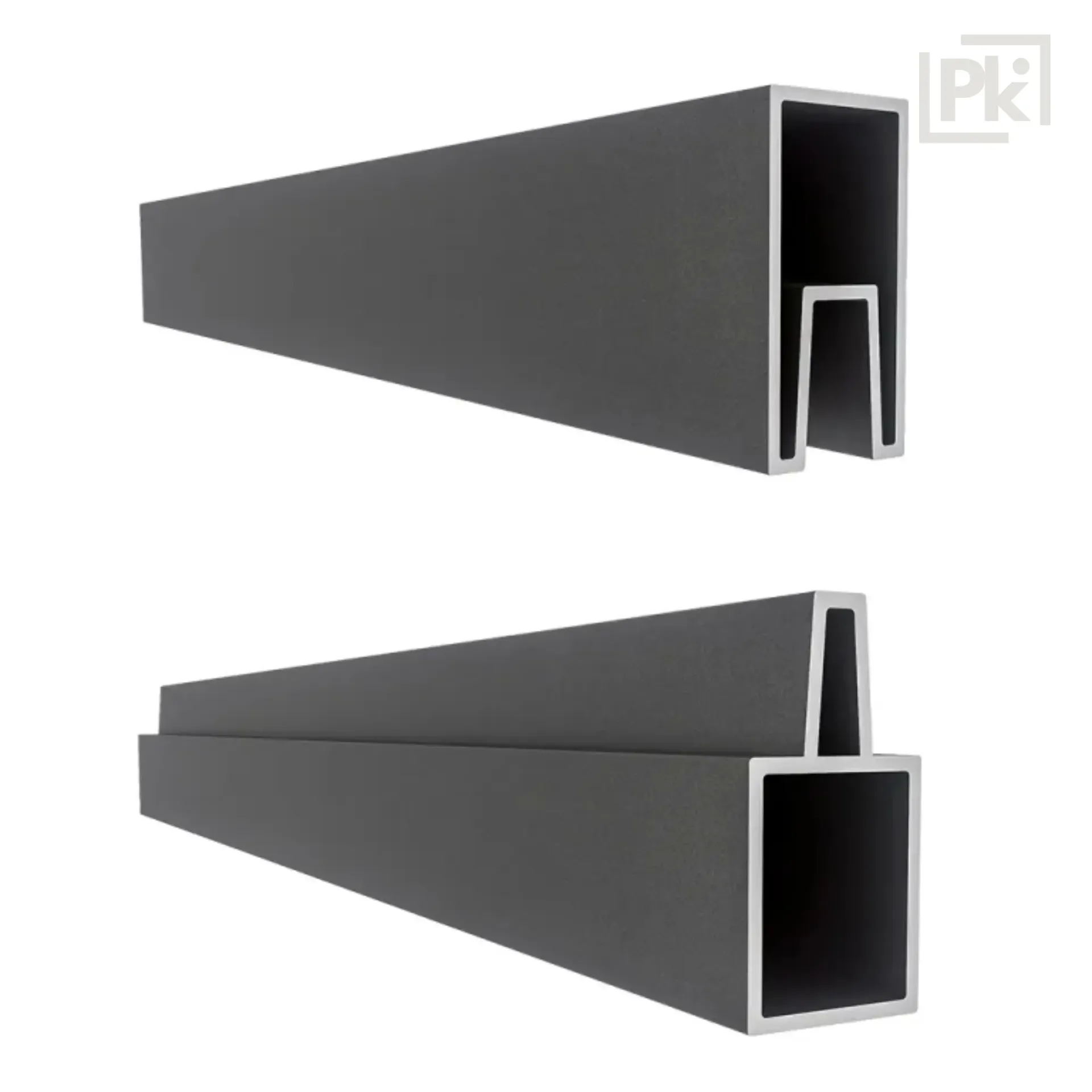 [06FEHLKITCFBLCK] Cerco Inglés Kit C Perfiles de Inicio y Terminación