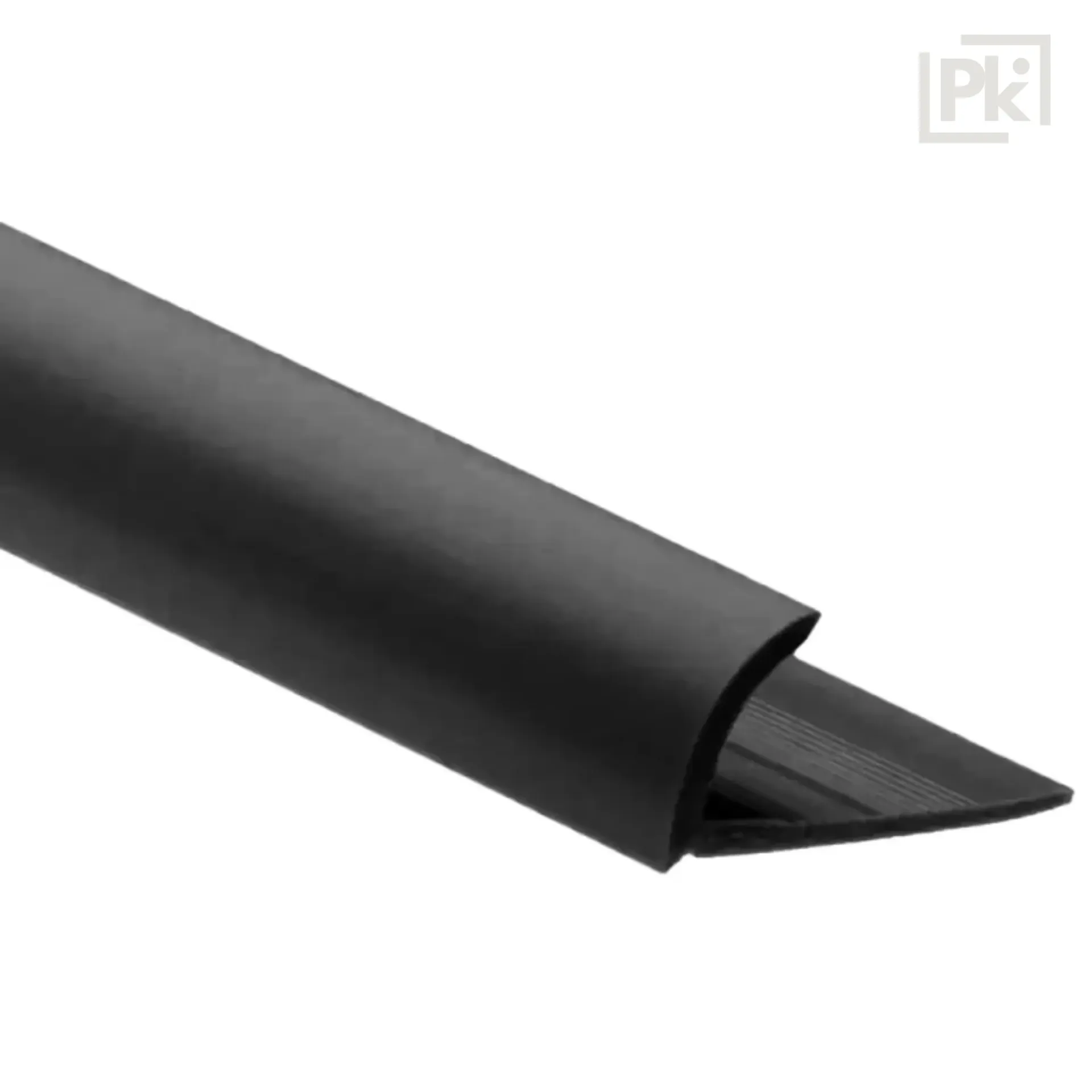 [05PPJEPA009004B] Guardacanto PVC Negro 9004 10mm x 24mm x 2500mm