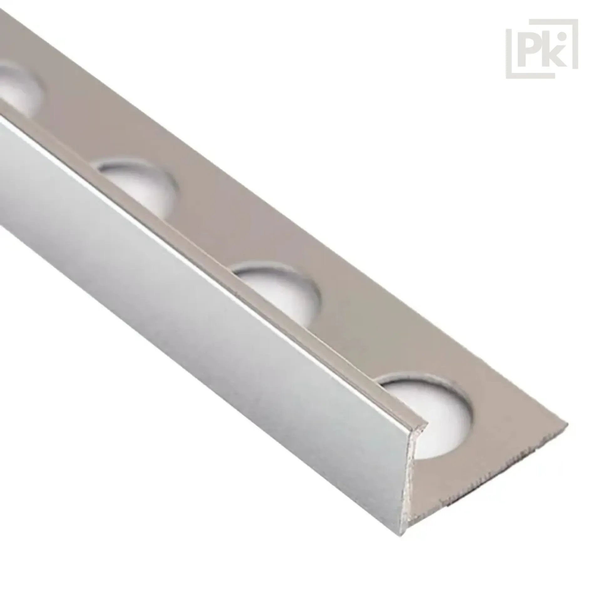 [05PMJEPA00AL721] Perfil de Aluminio Terminación en L Plata AL721 23,5mm x 2500mm