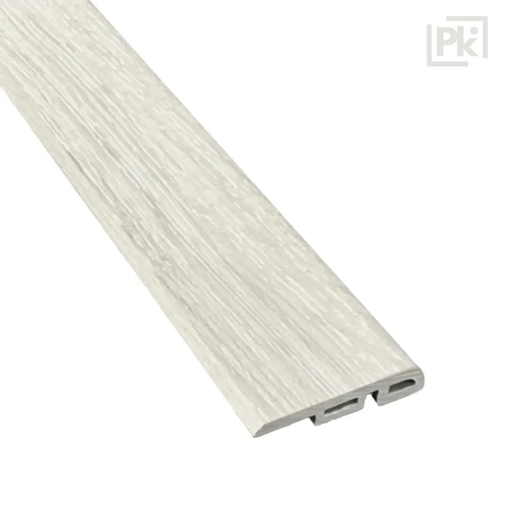 [05PVHLEC00SP001] Perfil Resistente al Agua END CAP Gris Topo 10mm x 35mm x 2400mm