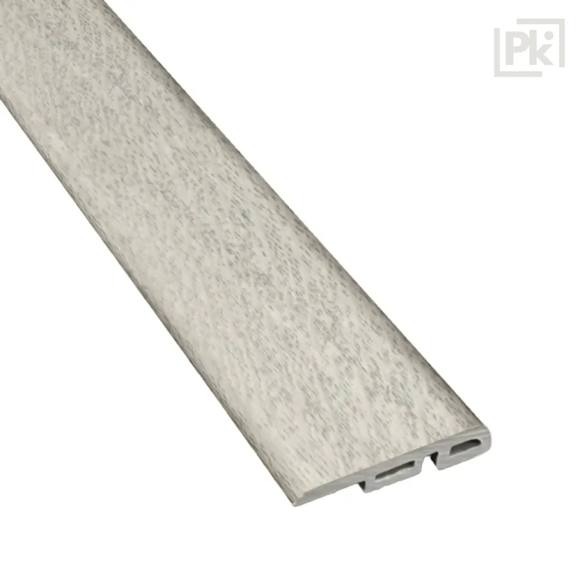 [05PVHLEC00SP025] Perfil Resistente al Agua END CAP Gris Claro 10mm x 35mm x 2400mm