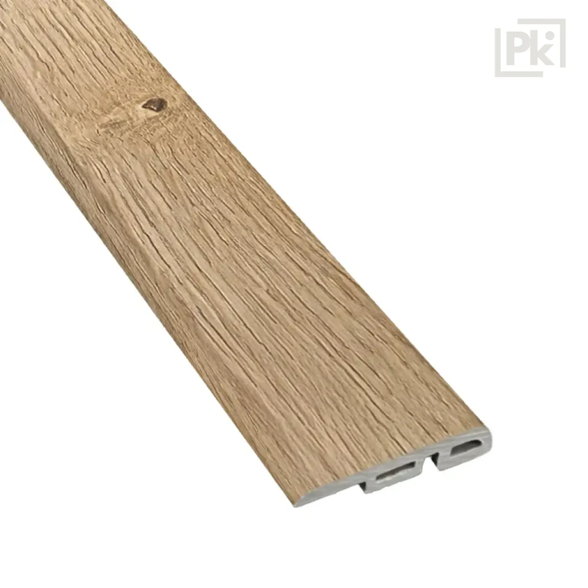 [05PVHLEC00SP028] Perfil Resistente al Agua END CAP Roble Ebano 10mm x 35mm x 2400mm