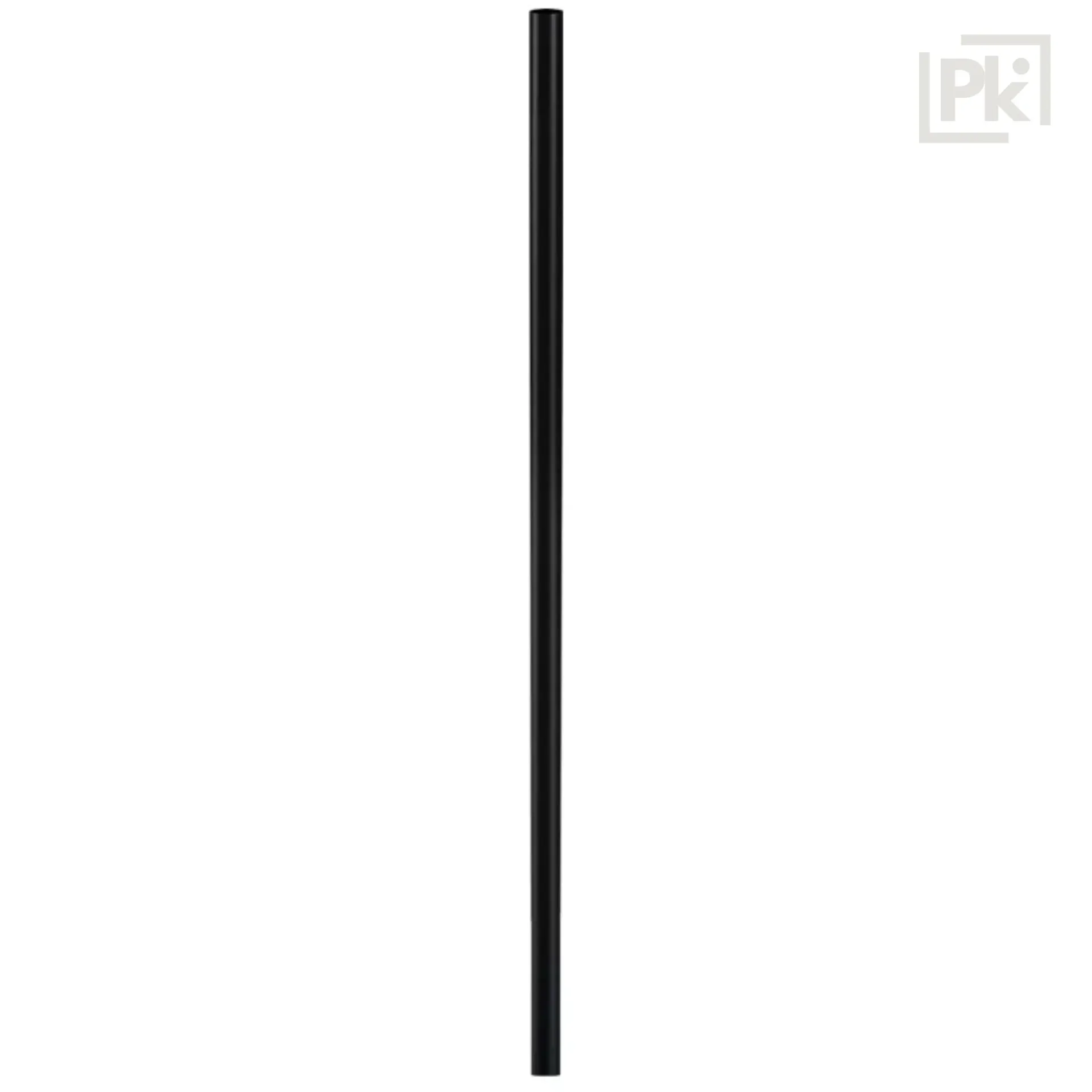 Poste Caño de Chapa Negro 3000mm