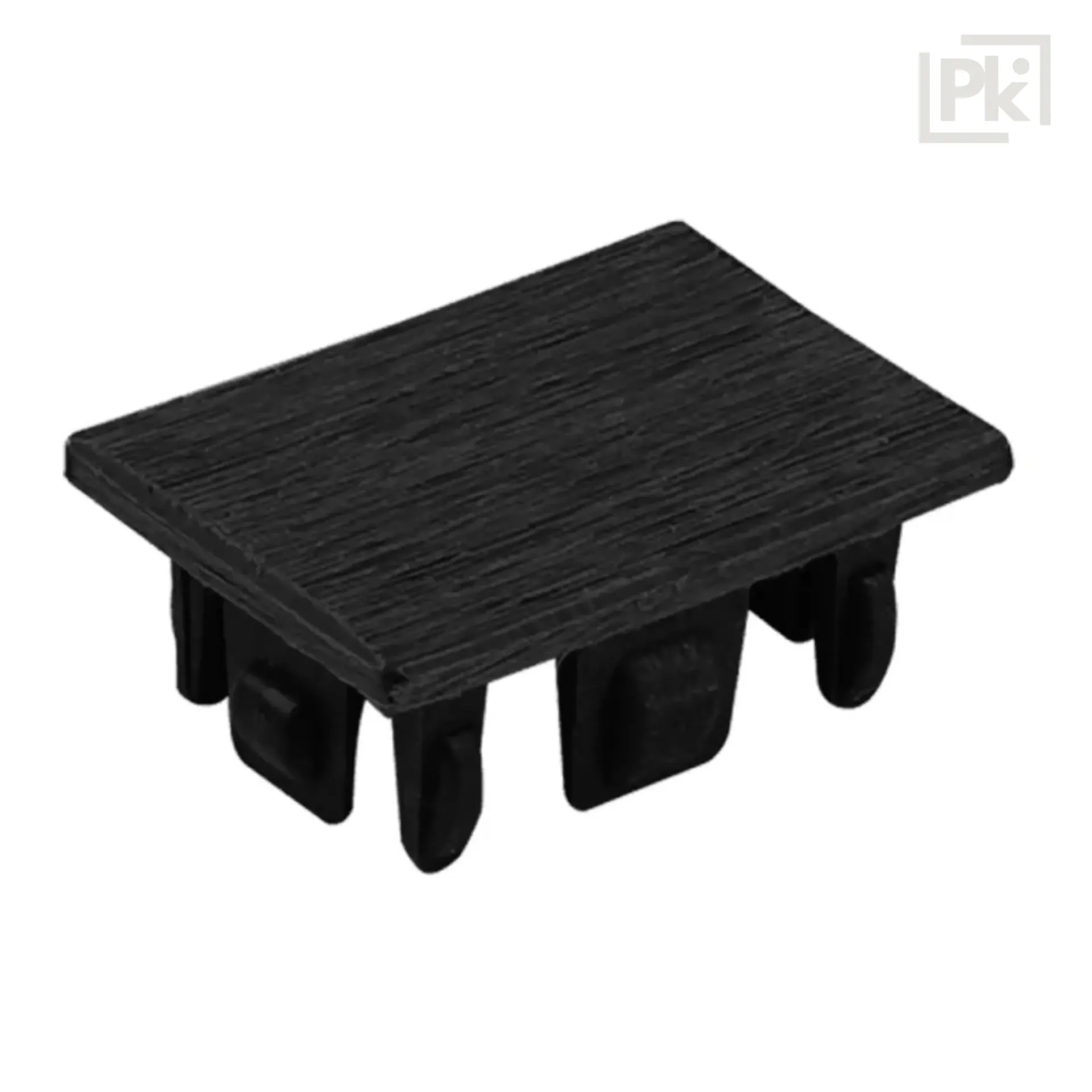 Terminación de Viga Co-Extruded G07 Charcoal 42mm x 60mm Bolsa x 50 unidades