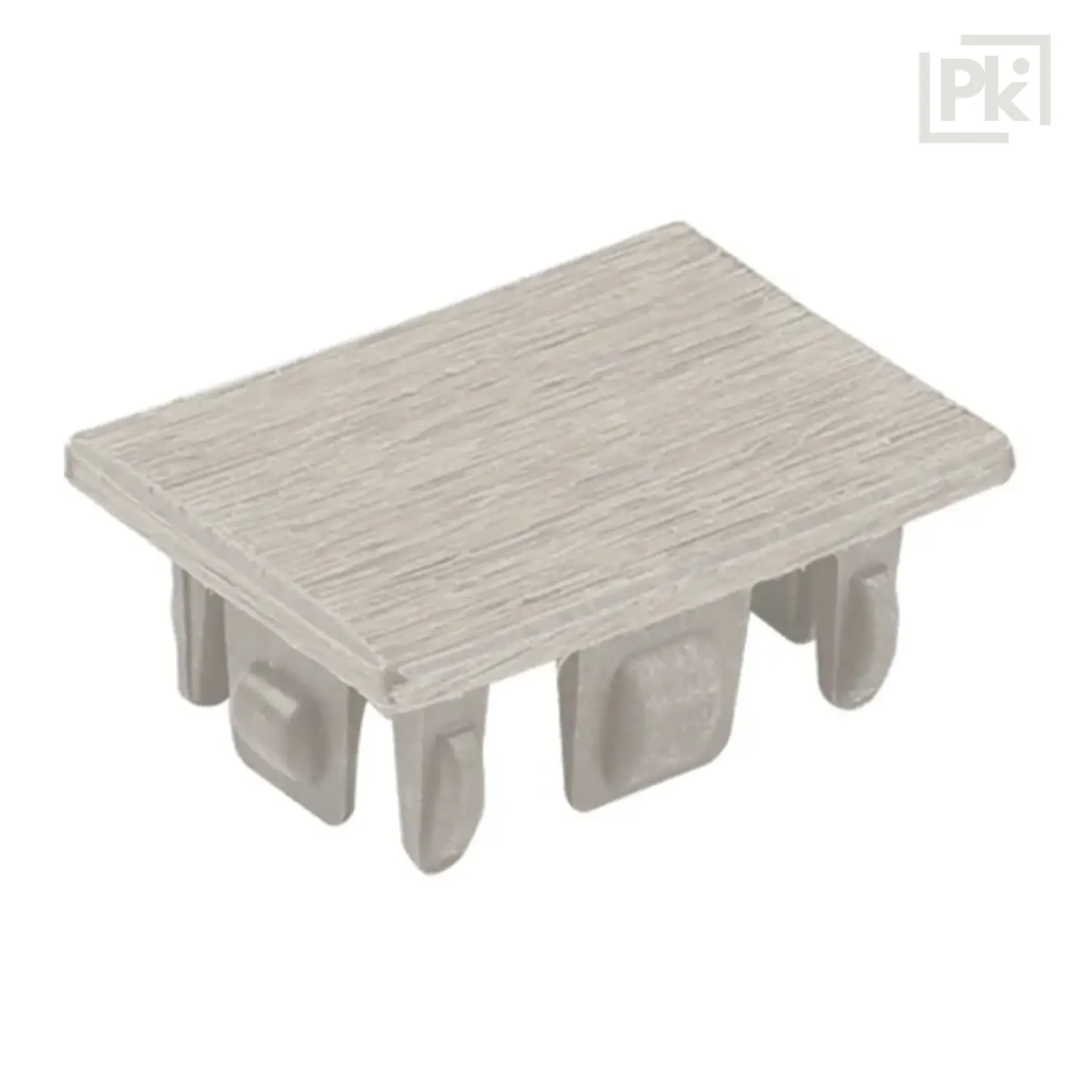 Terminación de Viga Co-Extruded G01 White Oak 42mm x 60mm Bolsa x 50 unidades