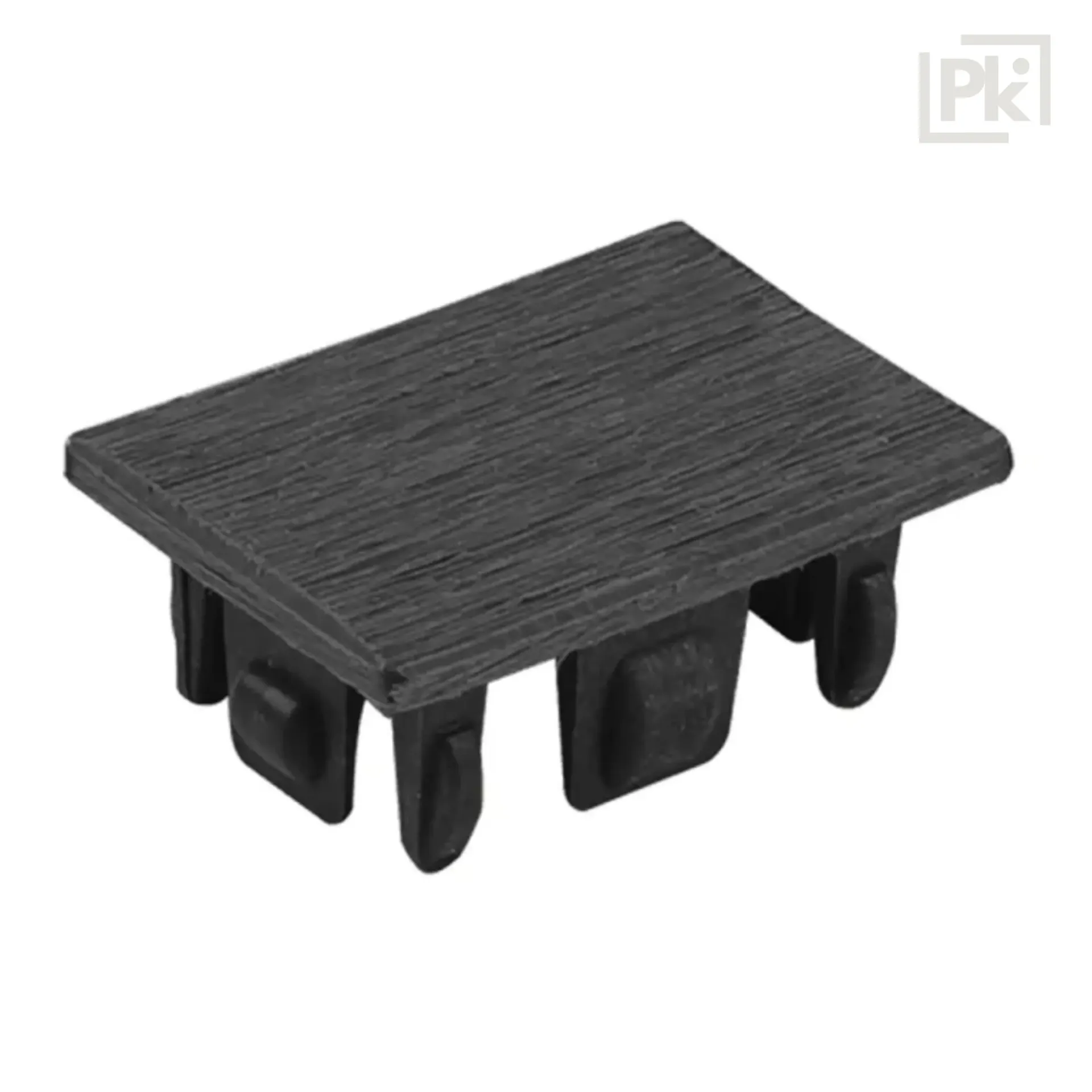 Terminación de Viga Co-Extruded G06 Silver Grey 42mm x 60mm Bolsa x 50 unidades