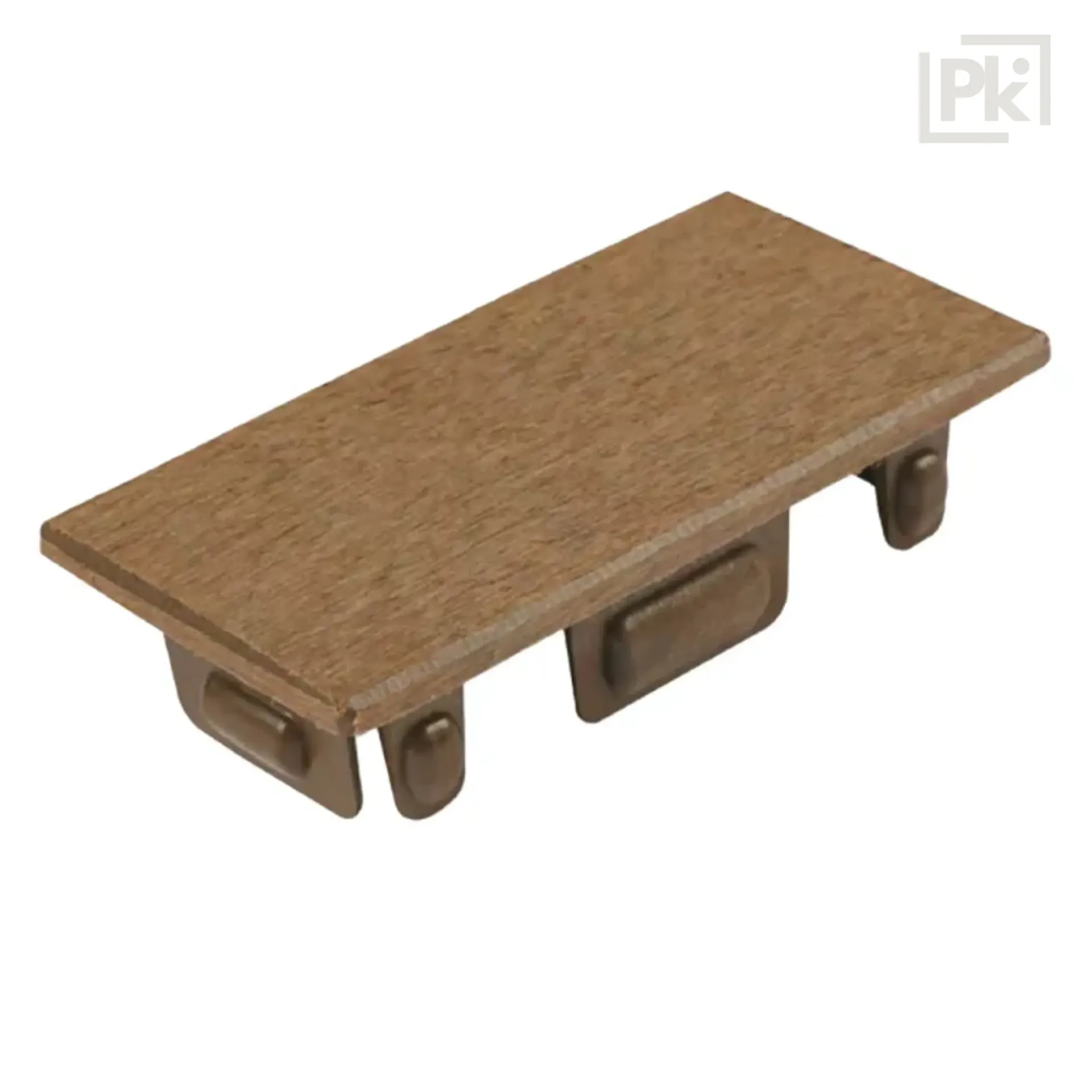 Terminación de Viga Co-Extruded G04 Teak 45mm x 90mm Bolsa x 50 unidades