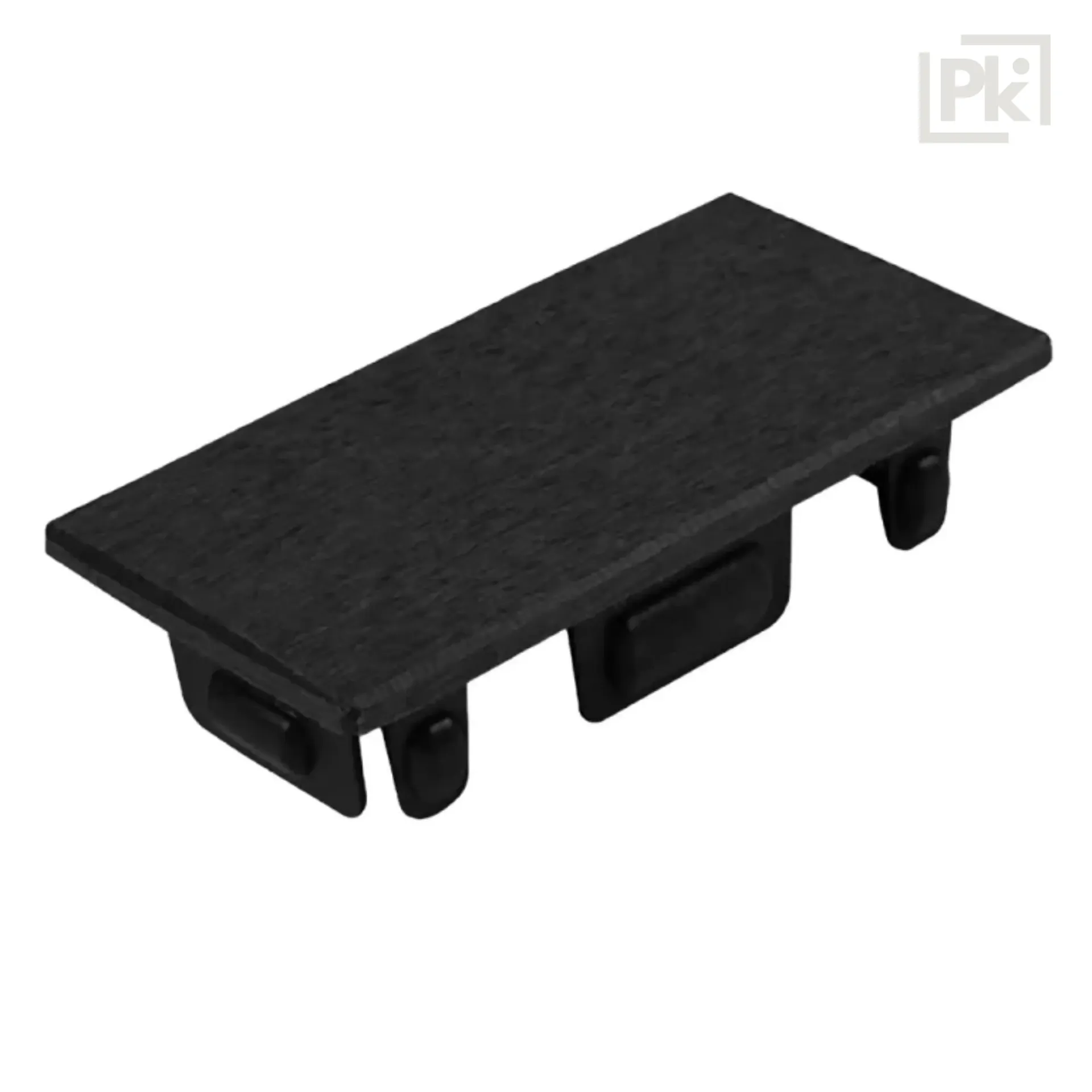 Terminación de Viga Co-Extruded G07 Charcoal 45mm x 90mm Bolsa x 50 unidades