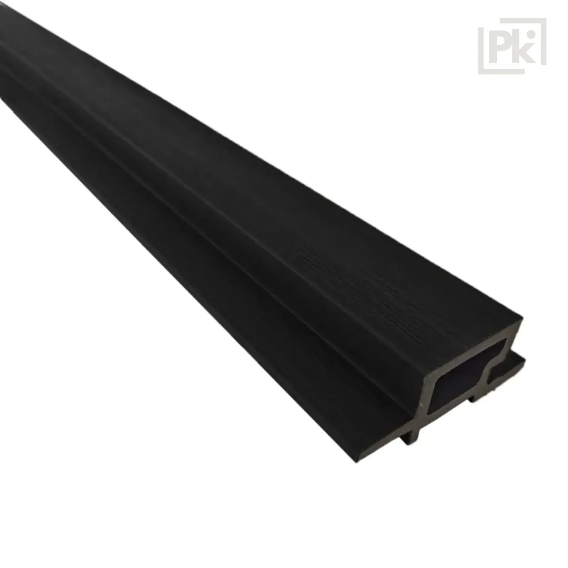 [06RPHL0E2869G07] Perfil de Terminación End Revestimiento Exterior Co-Extruded G07 Charcoal