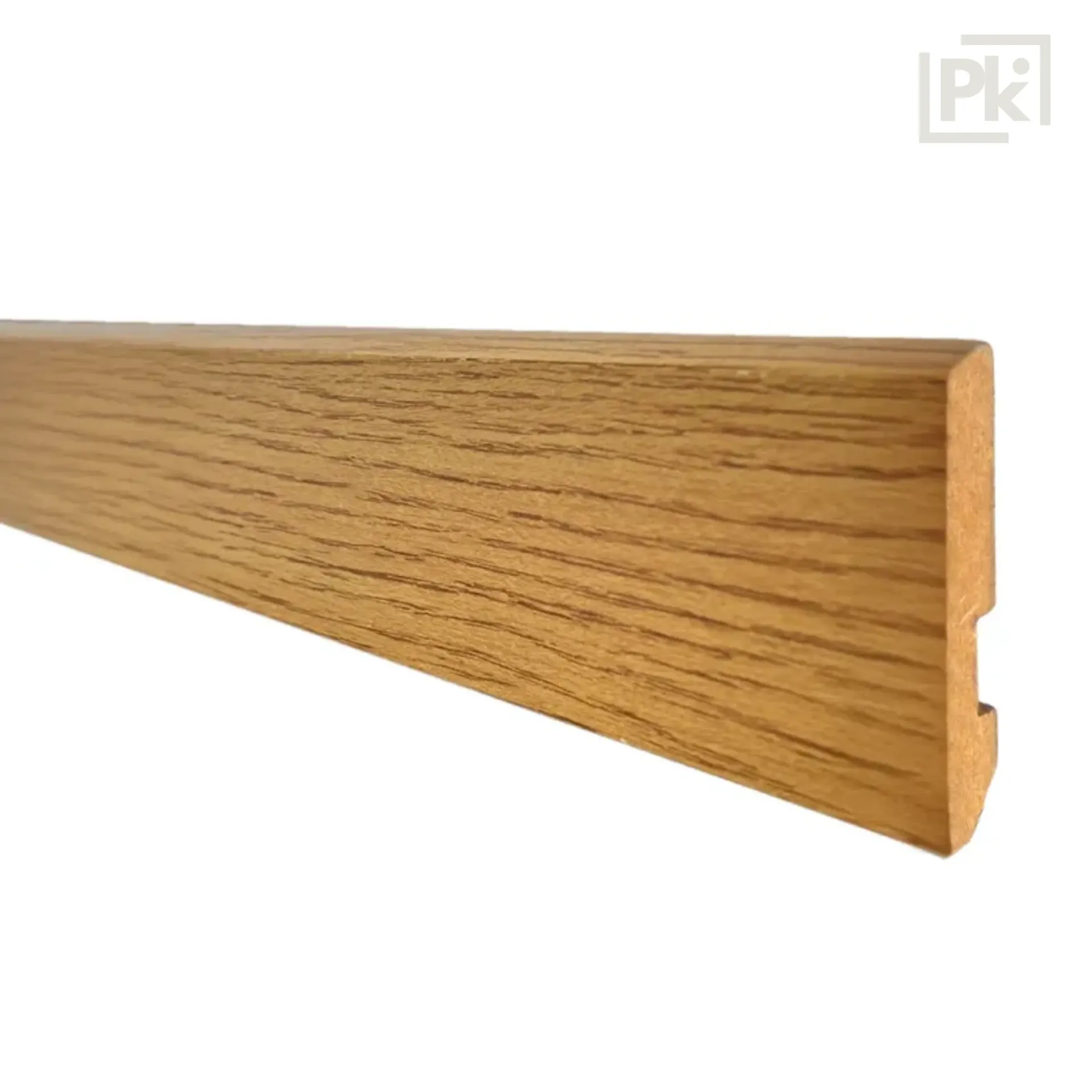 Caja Zócalo de Melamina Roble América 12mm x 60mm x 2750mm x 10 unidades