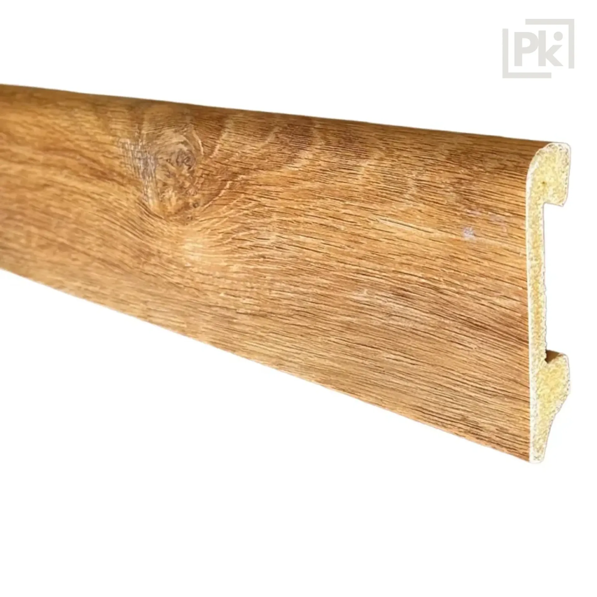 Caja Zócalo Resistente al Agua Top Round Roble Dorado 14mm x 75mm x 2400mm x 20 unidades