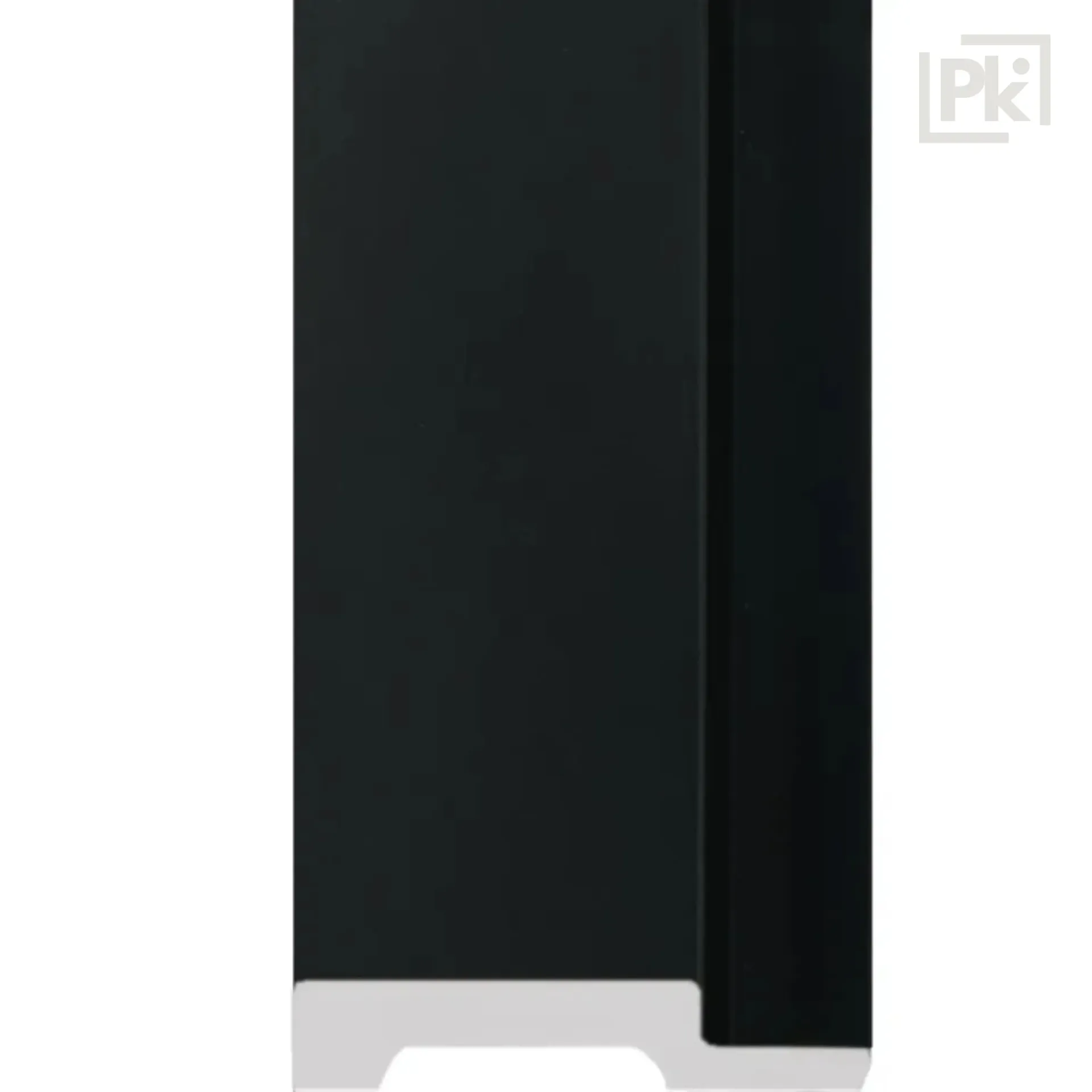 Perfil de Inicio Revestimiento Interior Flat Negro